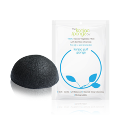 Konjac Sponge Puff With Bamboo Charcoal